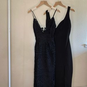 Black Party Midi Dress Bundle